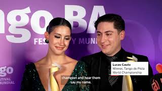 YouTube video thumbnail: Tango World Championships Crowns Tango de Pista Winners in Argentina