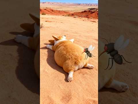 Hungry Mosquito Feeding Time🐶🦟 | Hilarious Animation Short#shorts #animation #mosquito #cartoon