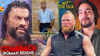 SHOCKING WRESTLEPALOOZA🤯....Roman Reigns Return, Brock Lesnar, The Rock New Look