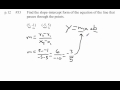 Graphing Calculator and Line Equations