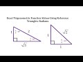 Understanding Reference Triangles and Trigonometric Functions