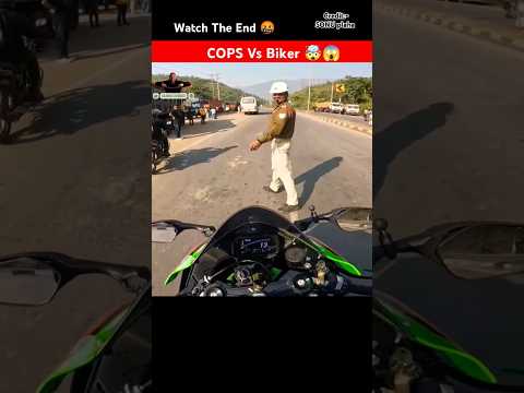 COPS Vs Bikers ๐ฅต๐คฌ๐ฑ#zx10r #cops #shorts