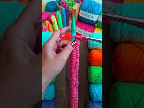 Crochet Cast On #shorts