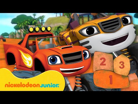 90 minutes à compter, mesurer et plus avec Blaze et les Monster Machines! | Nickelodeon Jr. France