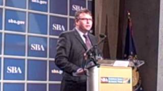 Robert King Speech at Small Business Week