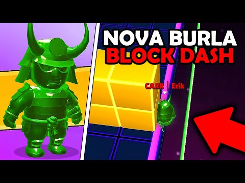 Stumble Guys APRENDI A NOVA BURLA DO BLOCK DASH