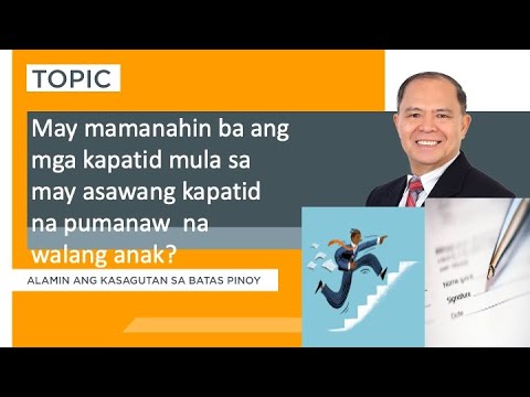 Mana mula sa pumanaw na kapatid na may-asawa