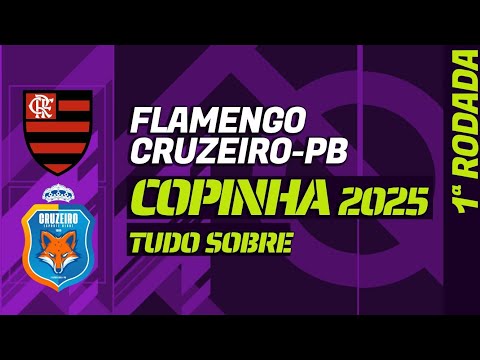 FLAMENGO x CRUZEIRO-PB: Copinha 2025, onde assistir ao vivo, tudo sobre e pré-jogo