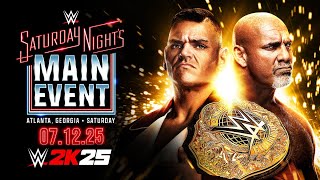 Gunther vs Goldberg WWE Saturday Night’s Main Event