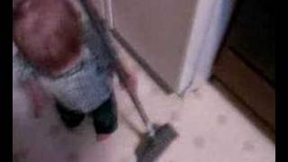 Landon CLEANING!