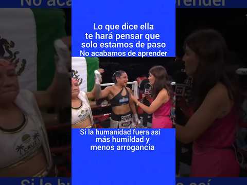 Boxeadora se roba los corazones de seguidores de Canelo #boxing