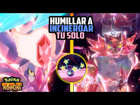 ✅como HUMILLAR a INCINEROAR RAID 7 ✅TU SOLO ✅Conseguir ESPECIAS OCULTAS ✅Pokémon SV