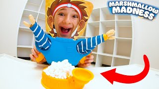 Father & Son PLAY MARSHMALLOW MADNESS! (Who Eats MOST?)
