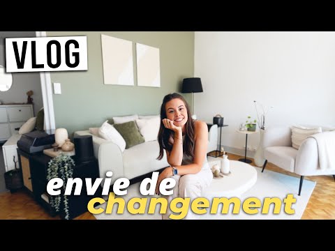 VLOG • envie de faire des changements déco !