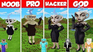 Espressona Signora Build Battle Challenge - Noob vs Pro vs Hacker vs God - Minecraft Animation