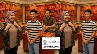 FAREL BELIKAN IBU KANDUNG PERHIASAN EMAS UNTUK PERTAMA KALI
