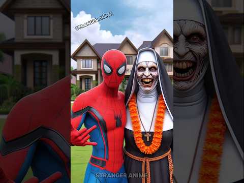 Spider Man ne ki Bhutiya NUN👰♀️ ke Saath Shaadi#shortvideo #avengers