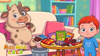 Too Much Junk Food | Moo Moo LaLa Funny Comedy Cartoons | Videogyan Kids Shows