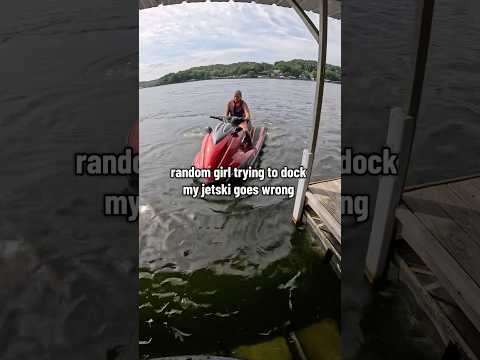 letting her dock my jetski #fail #fails #jetski #yamaha #seadoo #lakelife #shorts #kawasaki #4stroke