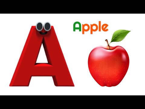 Learn The ABC Phonics Song - A for Apple a a Apple, ABC Song , Alphabet Song, Learn Alphabets A to Z