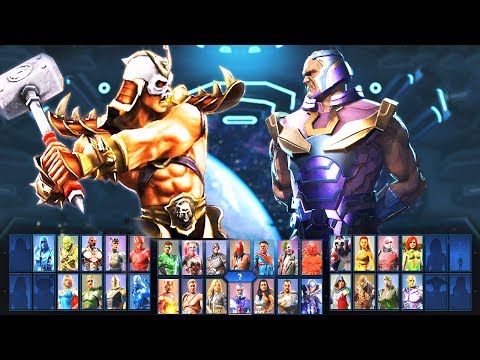 INJUSTICE 2 - ALL Mortal Kombat Characters REFERENCE!!! Shinnok/quan chi NEW dialogues sub-zero