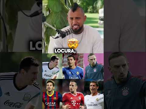 Arturo Vidal elige ¿Messi Cristiano o Ribery ? #futboleros #arturovidal #planetafutbol #podcast