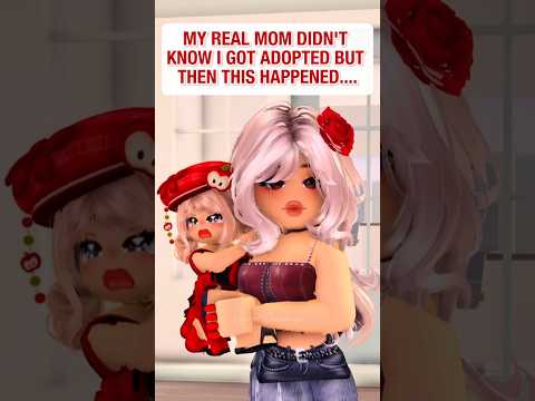 MY REAL MOM DIDN'T KNOW I GOT ADOPTED BUT THEN THIS HAPPENED 🥺 #roblox #berry #shorts