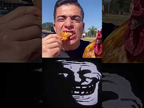 Chicken Ate Its Own Kind - Phonk Troll Face Meme 💀 credits:@_Z3LDR1S_ @WallieTube #short #fyp #viral