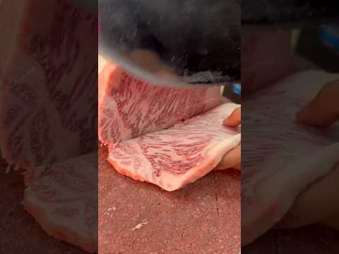 Boooom!! Reto de wagyu en directo!! #streetbutchershop #as #meat #locosporlascarnes #aprendeconelas