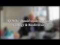 Ecology and Biodiversity Concepts