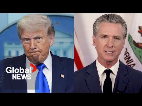 YouTube video thumbnail: Trump "Owns the Cruelty": California Governor Newsom Condemns National Guard Deployment in LA Park