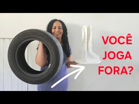 OLHA O QUE EU FIZ com Peças de MÁQUINA DE LAVAR! DIY Idéias Do Lixo ao Luxo com PNEUS DE CARROS