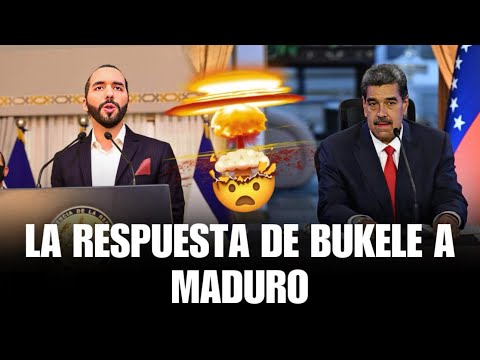 Maduro DESAFIA a Bukele EN VIVO y asi le RESPONDE con este MENSAJE que lo deja TEMBLANDO