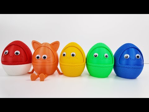 Surprise Eggs with Fidget Spinners – Fun and Colorful Toys for Kids! 🎨✨