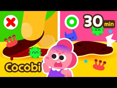 A los Gérmenes no les Gustan las Costras😣💥 |  Canciones Infantiles | Kids Songs | Cocobi