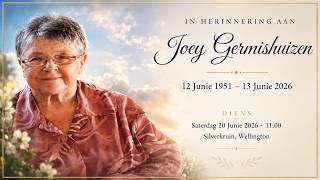 Joey Germishuizen - Gedenkdiens