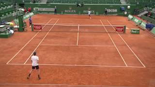 Djokovic - Jannik Sinner(17) | Practice Monte-Carlo 2019