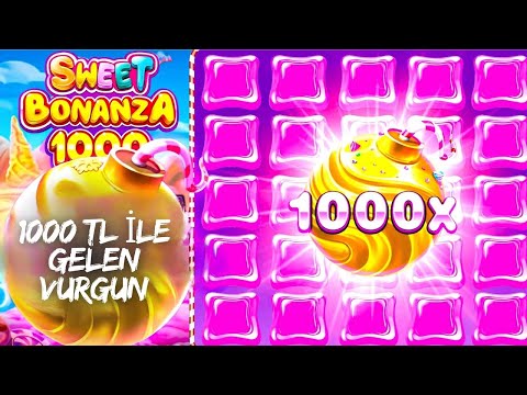 SLOT OYUNLARI 🍭 SWEET BONANZA 1000 🍭 BONANZA DA 1000 TL İLE GELEN VURGUN  !! #slotoyunları