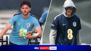 England train as they prepare to face Mexico in round of 16 at the World Cup
