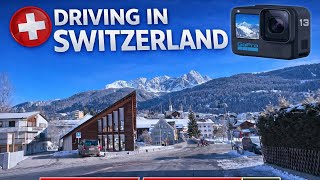 Peaceful Winter Drive in Switzerland 🇨🇭 4K