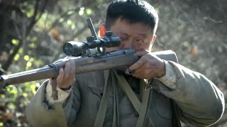 國軍神槍手被3名日本士兵追殺，關鍵時刻竟用馬蜂窩完成反殺！⚔️ Kung Fu #抗日 #電影 #軍旅