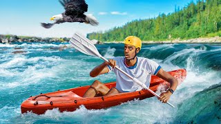J'ai essayé le kayak en eau extrême.