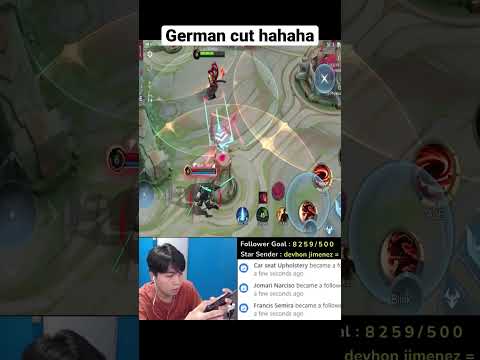 German cut hahaha #shorts #mlbb #mobilelegends