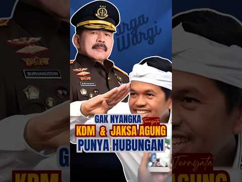 TERBONGKAR!! Ternyata Jaksa Agung ada Hubungan Dengan KDM #dedimulyadi #kdm #jaksaagung #bapaaing