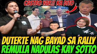 REMULLA NADULAS KAY SOTTO CASTRO YAR!! KAY VP SARA❗️