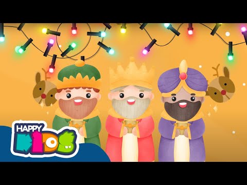 👑Reyes Mágicos🌟🐘🐫| Canciones Navideñas para niños 🎁❄ |🥳 Happy Kids