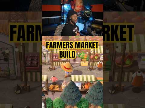 ACNH Farmers Market Speed Build ๐ฟ (City Core Island)