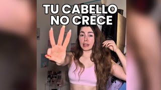 3 Razones por las que tu CABELLO NO CRECE ☹️❌