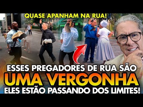 QUE VERGONHA! PREGADORES DE RUA PASSANDO DOS LIMITES FAZENDO ESCÂNDALO PRO EVANGELHO! VOCÊ FAZ ISSO?