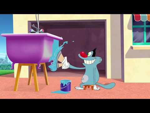 Oggy And the Cockroaches | BATHTUB CHAOS 🛁 (S04EP36) A Xilam series | Cartoon in English